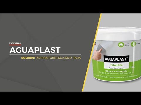 Carica e riproduci video in Gallery Viewer, Fiberlite, stucco pronto per crepe dinamiche finitura liscia | Aguaplast