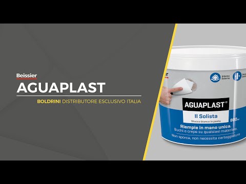 Carica e riproduci video in Gallery Viewer, Il Solista, stucco leggero per riempimento | Aguaplast