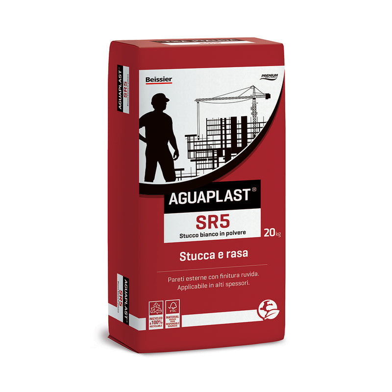 Carica immagine in Galleria Viewer, SR5, stucco per esterni ruvido bianco | Aguaplast