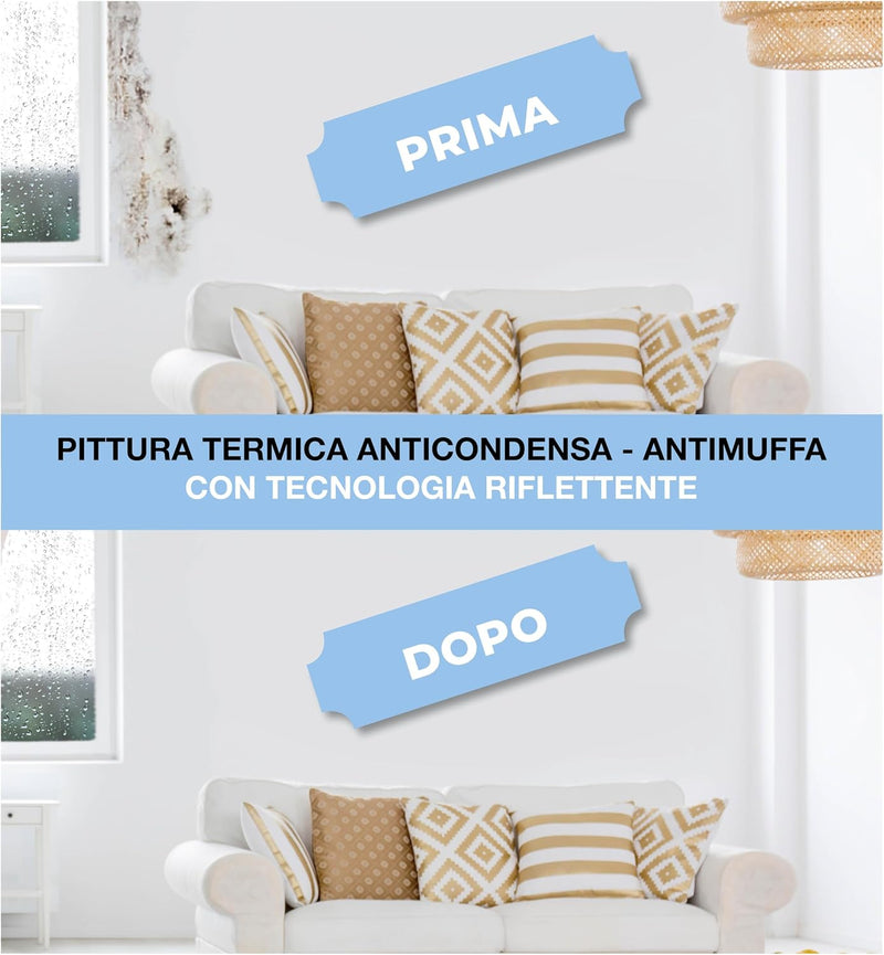 Carica immagine in Galleria Viewer, Pittura anti muffa e anti condensa Isolante Termico per Pareti Fredde  | Aguaplast
